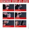 Displex Smart Glass (9H) Google Pixel 6a, Stikls ar montāžas uzlīmi, nesalaužams