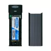 Ārējais M.2 SSD korpuss Origin USB-C viena NVMe/SATA (2240/2260/2280), USB 3.2 Gen 1, melns