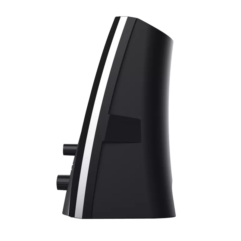 Trust 24660 skaļruņu komplekts 5 W PC/Laptop Melns, Metālisks 2.0 kanāli