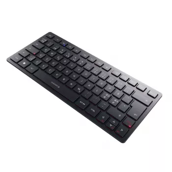 CHERRY KW 9200 MINI kompaktā tastatūra universāla USB + RF bezvadu + Bluetooth QWERTY Nordic melna