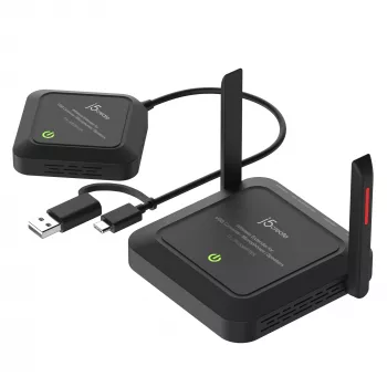 j5create JVW120 Bezvadu pagarinātājs USB™ kamerām, mikrofoniem, skaļruņiem, melns
