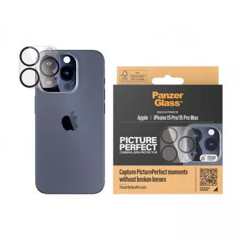 PanzerGlass ® PicturePerfect kameras lēcu aizsargs iPhone 15 Pro | 15 Pro Max