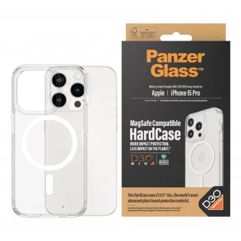 PanzerGlass® HardCase Caurspīdīgs ar Balto MagSafe & D3O® iPhone 15 Pro