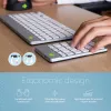 R-Go Tools Ciparu tastatūra R-Go Numpad Break, ergonomiska ciparu tastatūra ar pārtraukuma programmatūru, Bluetooth, balta