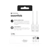 mophie essentials lādēšanas kabelis | 1 m USB kabelis USB 2.0 USB-C balts