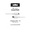 mophie essentials lādēšanas kabelis | 1 m USB kabelis USB 2.0 USB-C balts