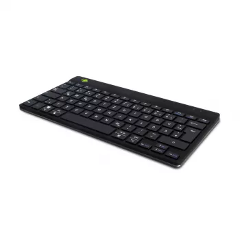 R-Go Tools Ergonomic tastatūra R-Go Compact Break, kompakta tastatūra ar pārtraukumu programmatūru, QWERTZ (DE), Bluetooth, melna