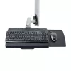 StarTech.com sienas montāžas darba stacija, VESA stiprinājums 32 collu monitoriem (10 kg), pilnībā artikulējams viena monitora stiprinājums un tastatūras paliktnis ar galddatora/PC kronšteinu, stāvēšanas galds