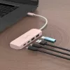 USB-C HUB j5create JCH342ER-N 4-Port Type-C Type-A Gen 2 10 Gbit/s Roza