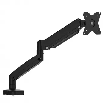 j5create JTSA101 Ergonomisks monitora stiprinājums ar gāzes atsperi, melns, skava/caurums, 8 kg, 17–32 collas