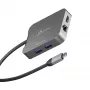 j5create JCD3191 4K60 Elite USB-C ceļojumu adapteris, melns