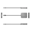 j5create JCD3191 4K60 Elite USB-C ceļojumu adapteris, melns