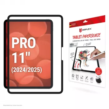 Displex TABLET PAPERSENSE aizsargplēve iPad Pro 11'' (2025/2024), noņemama rakstīšanas/zīmēšanas plēve ar papīra sajūtu
