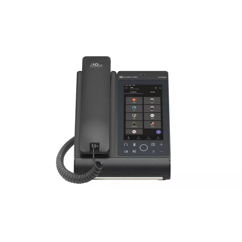 IP telefons AudioCodes Teams C470HD PoE GbE Vadu klausule Android