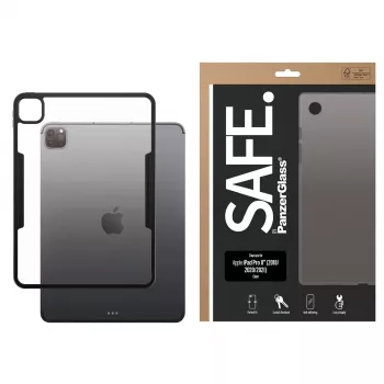 Caurspīdīgs TPU vāciņš PanzerGlass SAFE Apple iPad Pro 11 collu (2018, 2020, 2021, 2022, 2024) Caurspīdīgs
