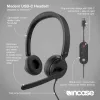 Incase Designed by Microsoft Modern USB-C austiņas, vadu, melnas
