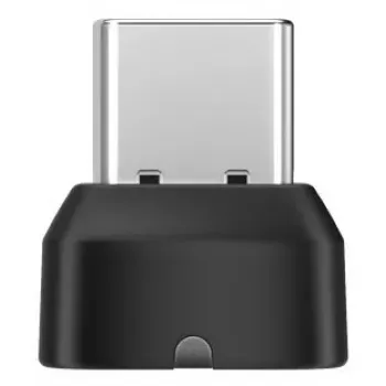 USB uztvērējs SHOKZ Loop120 USB-C adapteris, plastmasa/nerūsējošais tērauds, melns