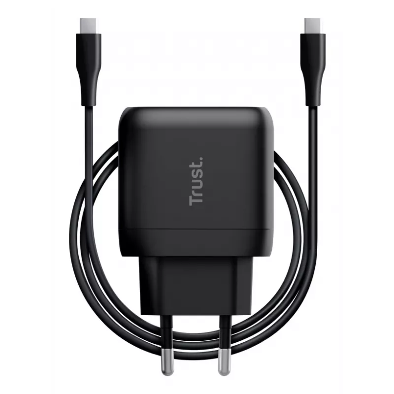 TRUST USB-C Lādētājs MAXO 45W GaN – 45W USB-C ātrais lādētājs