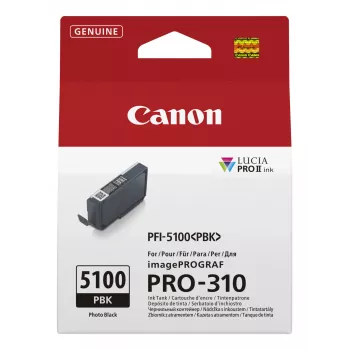 Canon PFI-5100 PBK tintas kasetne 1 gab. Oriģināla Fotogrāfiskā melnā