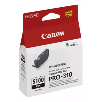 Canon PFI-5100 PBK tintas kasetne 1 gab. Oriģināla Fotogrāfiskā melnā