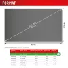 Displex PRIVACY SAFE 21.5 collu 16:9 divvirzienu privātuma filtrs, matēts/spīdīgs