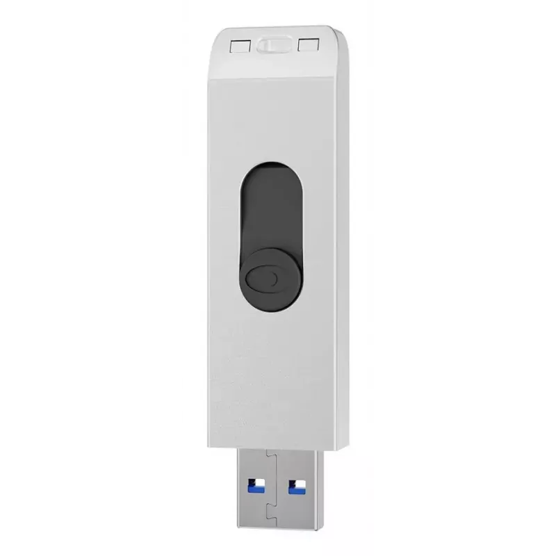 USB zibatmiņa HP HPFD819W-A-128 — 128 GB, USB Type-A 3.2 Gen 2, Sudraba, bīdāmais korpuss