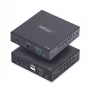 StarTech.com HDMI KVM pagarinātājs pa IP tīklu, 4K 60Hz, bez draiveriem, HDMI un USB pa Ethernet/CAT6, AVoIP, raidītājs un uztvērējs komplektā, ieskaitot montāžas komplektus