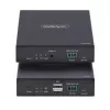 StarTech.com HDMI KVM pagarinātājs pa IP tīklu, 4K 60Hz, bez draiveriem, HDMI un USB pa Ethernet/CAT6, AVoIP, raidītājs un uztvērējs komplektā, ieskaitot montāžas komplektus