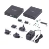 StarTech.com HDMI KVM pagarinātājs pa IP tīklu, 4K 60Hz, bez draiveriem, HDMI un USB pa Ethernet/CAT6, AVoIP, raidītājs un uztvērējs komplektā, ieskaitot montāžas komplektus