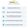 StarTech.com HDMI KVM pagarinātājs pa IP tīklu, 4K 60Hz, bez draiveriem, HDMI un USB pa Ethernet/CAT6, AVoIP, raidītājs un uztvērējs komplektā, ieskaitot montāžas komplektus