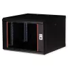 Sienas stiprinājuma 19 inch skapis ROLINE Pro 7U 600x600 WxD, melns, atslēgas slēdzene, IP20