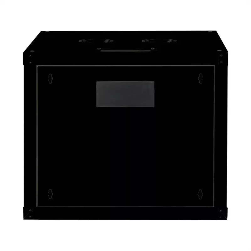 ROLINE 19 collu sienas skapis Pro 9U, 600x600 mm, melns, ar atslēgas slēdzi, IP20