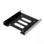 ROLINE 16.01.3009 3,5" montāžas adaptera rāmis 1x 2,5" HDD/SSD, metāla, melns