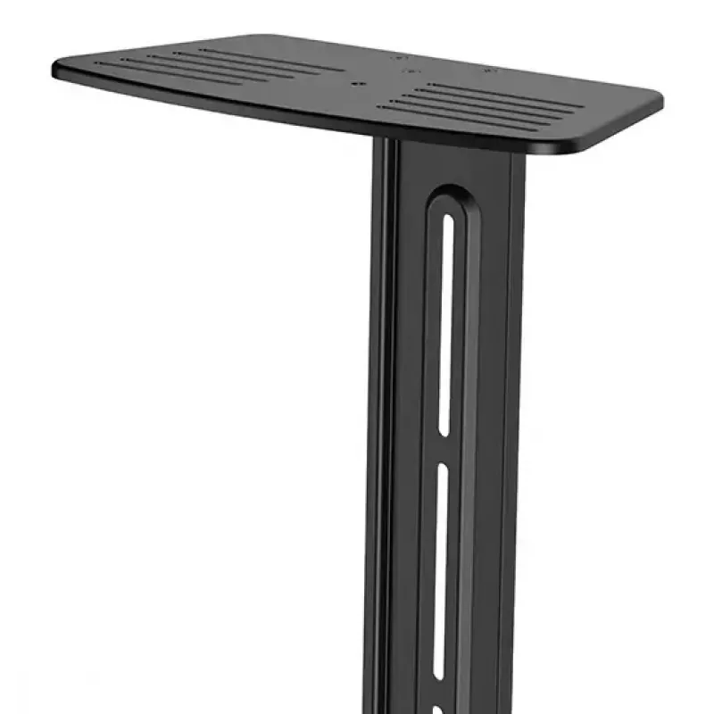 Mobilais statīvs displejiem Hagor BrackIT Lift 55–86 inch melns/balts VESA 200x200–1000x600