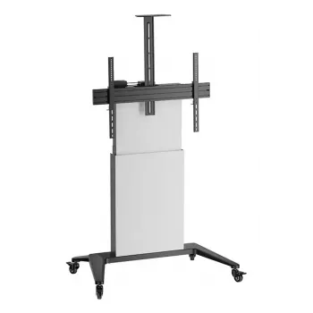 Mobilais statīvs displejiem Hagor BrackIT Lift 55–86 inch melns/balts VESA 200x200–1000x600