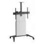 Mobilais statīvs displejiem Hagor BrackIT Lift 55–86 inch melns/balts VESA 200x200–1000x600