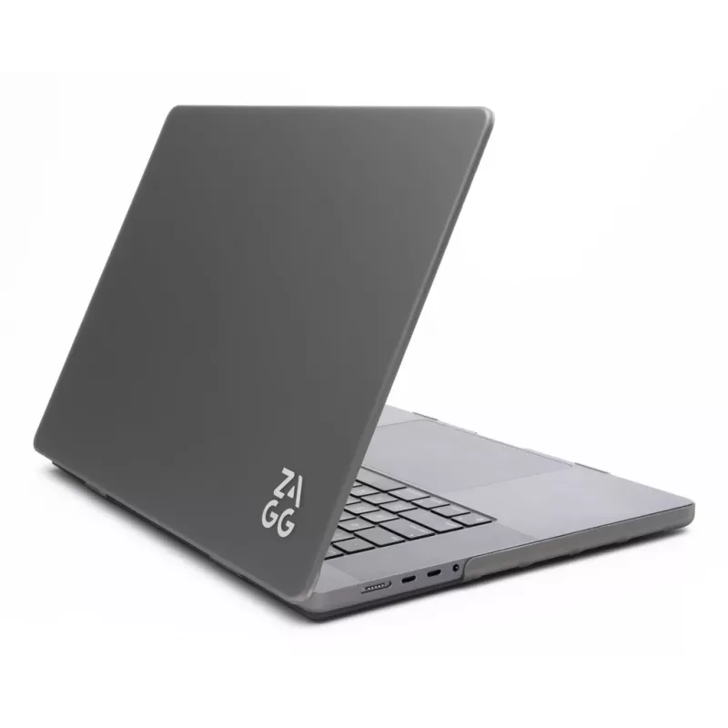Cietais vāciņš Zagg MacBook Pro 13 M2/M1 (20) — Smoke apdare, aizsargājošs apvalks