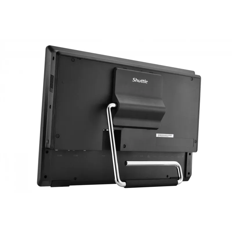 Shuttle All-In-One Barebone P55U, 15.6 collu Multi-Touch ekrāns, Celeron 7305, WiFi, IP54, bez ventilatora, 24/7 pastāvīga darbība