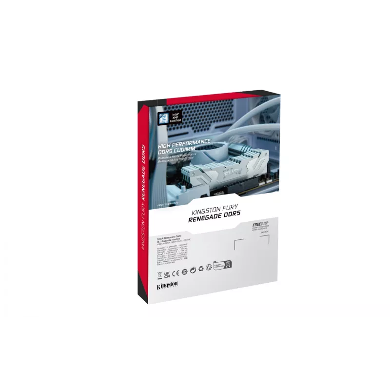 Kingston Technology FURY 24 GB 8800 MT/s DDR5 CL42 CUDIMM Renegade White