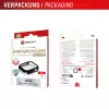 Aizsargstikls PanzerGlass Displex 10H Apple Watch SE3/SE2/SE (44mm) — pilna korpusa, IP68, uzspraužams, melns matēts