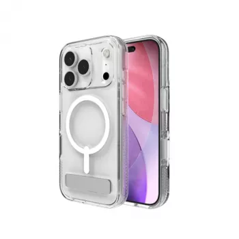 ZAGG Crystal Palace Snap Kickstand Caurspīdīgs Vāciņš Apple iPhone 17 Pro