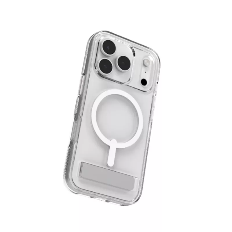 ZAGG Crystal Palace Snap Kickstand Caurspīdīgs Vāciņš Apple iPhone 17 Pro