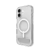 ZAGG Crystal Palace Snap Kickstand Macīgs Vāciņš Apple iPhone 17 Caurspīdīgs