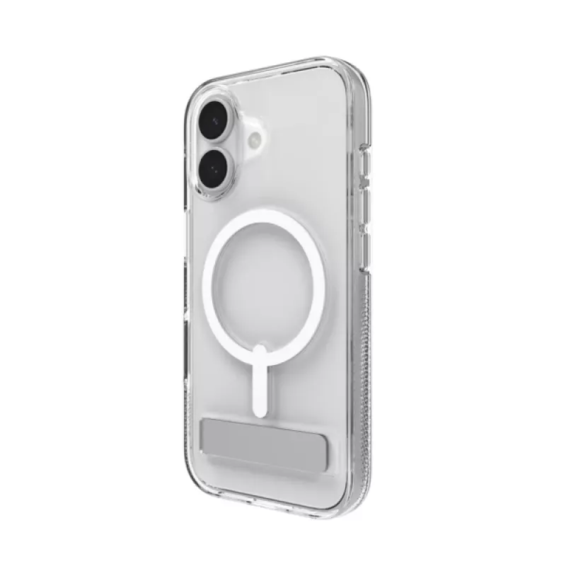 ZAGG Crystal Palace Snap Kickstand Macīgs Vāciņš Apple iPhone 17 Caurspīdīgs