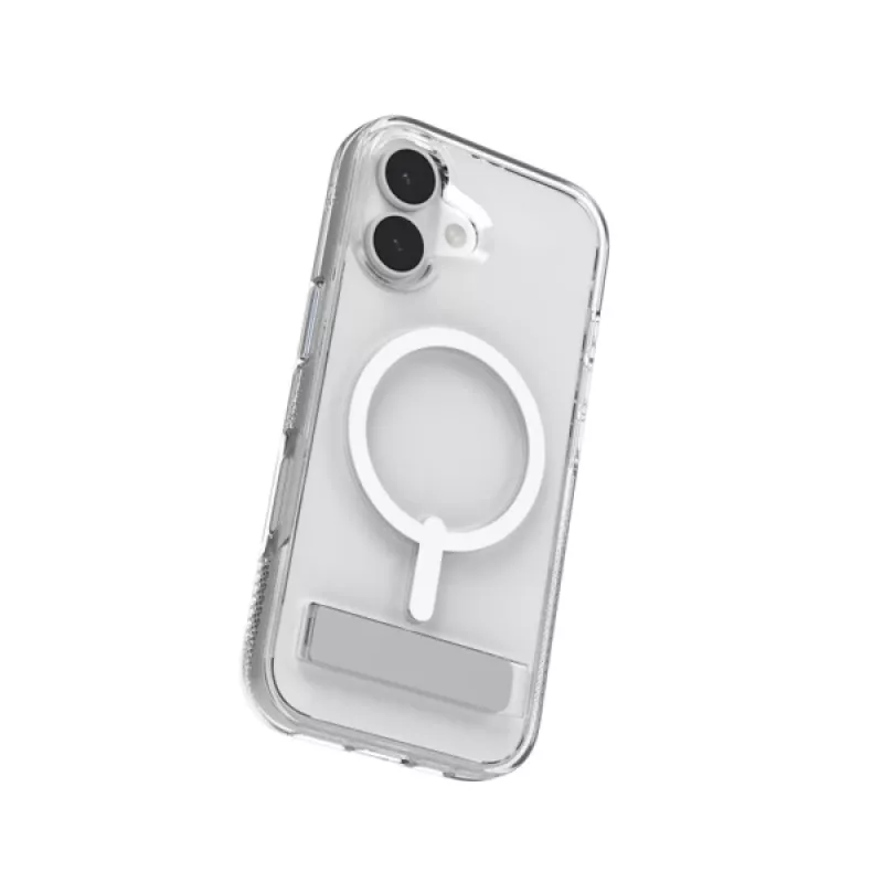 ZAGG Crystal Palace Snap Kickstand Macīgs Vāciņš Apple iPhone 17 Caurspīdīgs