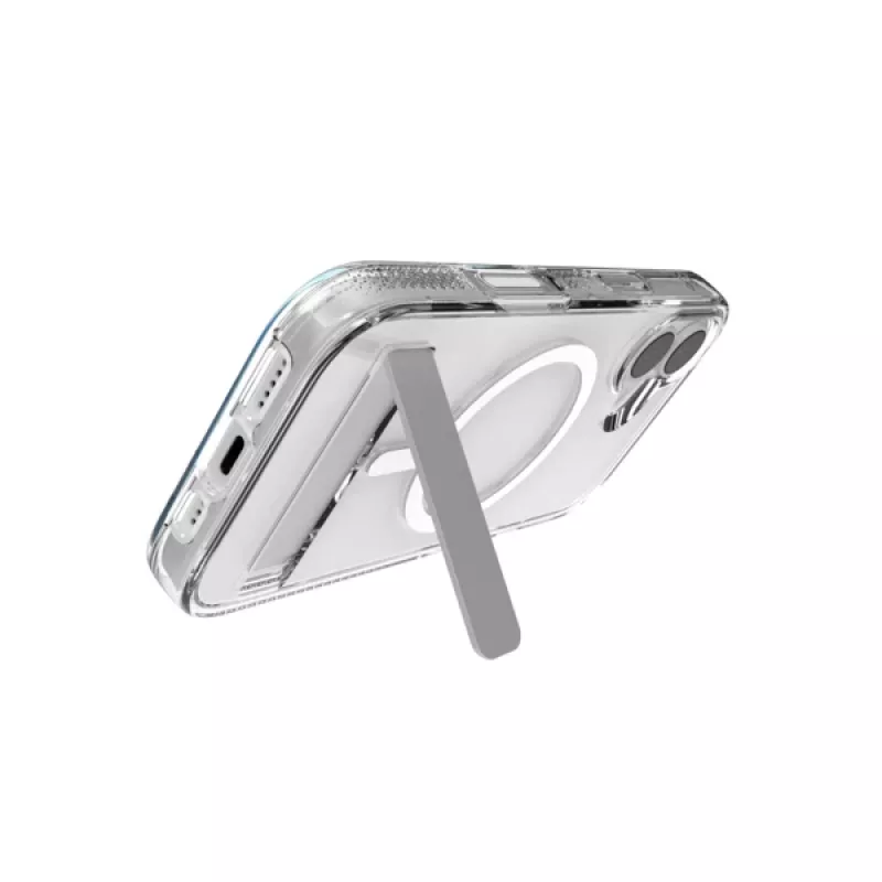 ZAGG Crystal Palace Snap Kickstand Macīgs Vāciņš Apple iPhone 17 Caurspīdīgs