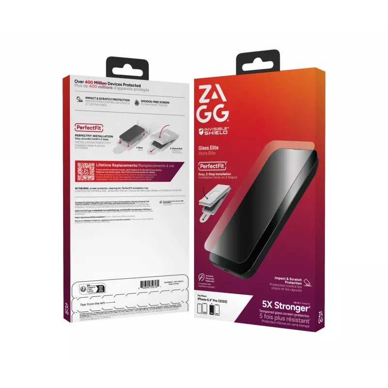 InvisibleShield Glass Elite Ekrāna Aizsargs Apple iPhone 17 Pro