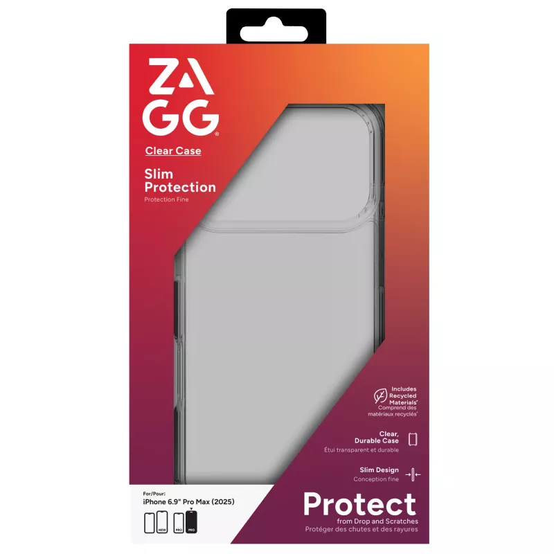 ZAGG Clear Case Apple iPhone 17 Pro Max caurspīdīgs vāciņš