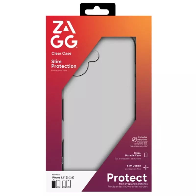 ZAGG Clear Case Apple iPhone 17 caurspīdīgs vāciņš