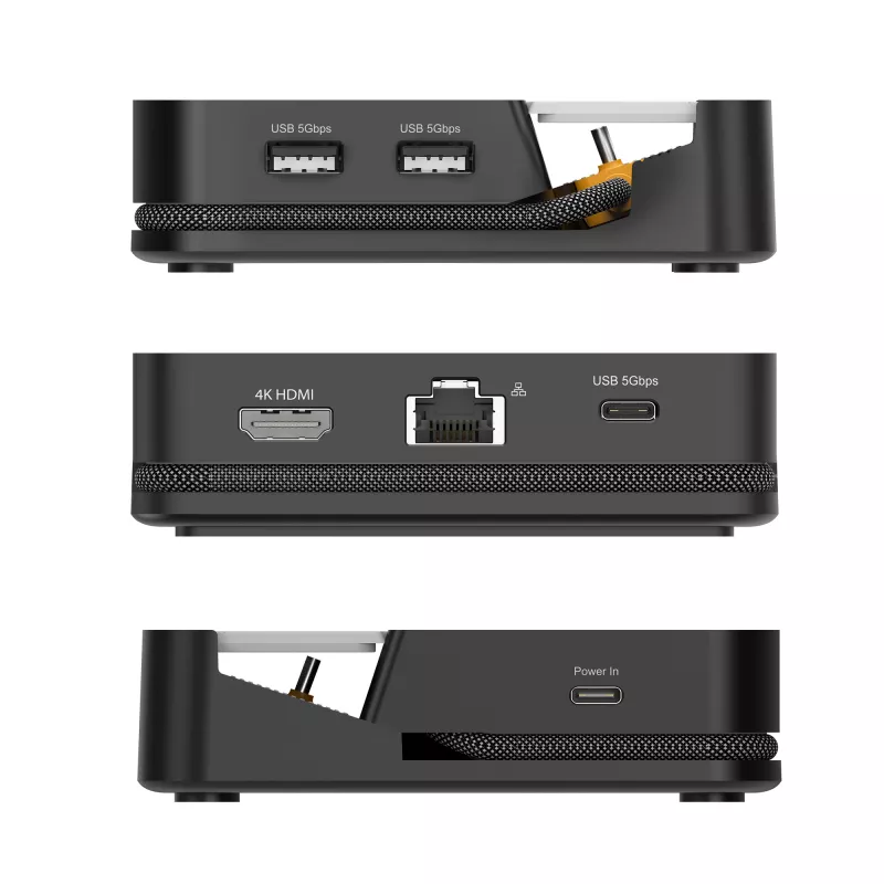 j5create JCD624-N Omni Side Dock doks, paredzēts Nintendo Switch 2 un Steam Deck
